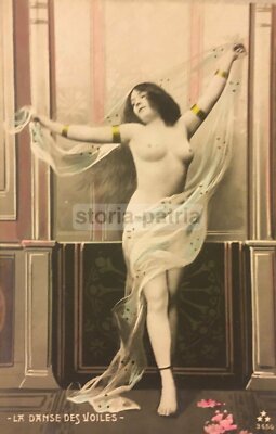 Arte Fotografica: Antica Fotografia, Nudo Femminile, Balletto, Danza Dei Veli