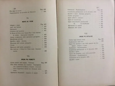 Marche, Camerino: Opere Pie, Congregazione di Carità, Bilanci, Asili, Monte di Pegni, 1898