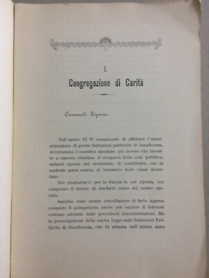 Marche, Camerino: Opere Pie, Congregazione Di Carità, Bilanci, Asili, Monte Di Pegni, 1898