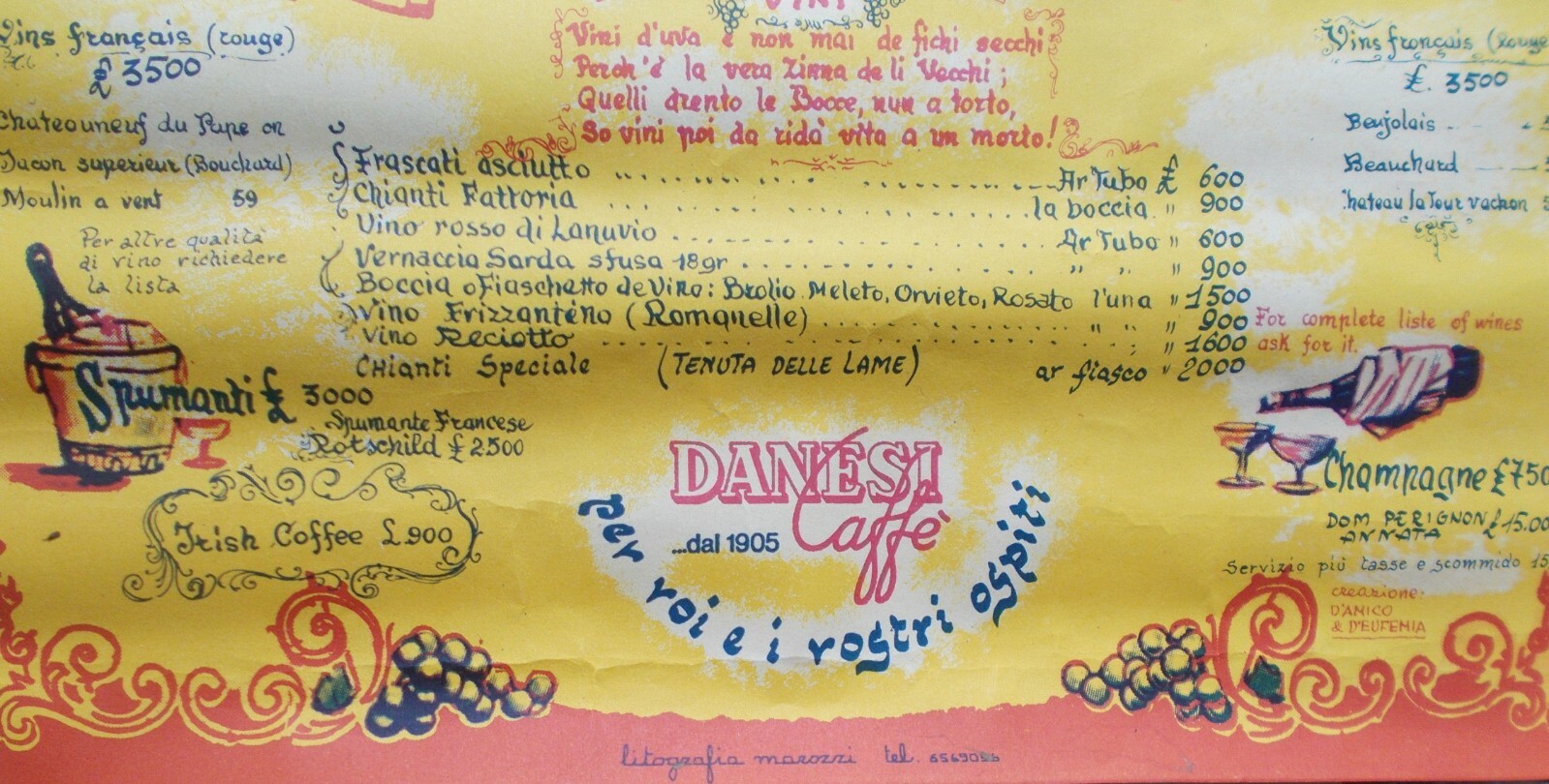 Cucina, Trattorie Di Roma, Folklore, Dialetto, Caffè Danesi, Meo Patacca, Pubblicità