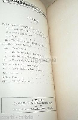 Longfellow E L'Italia: Scelta Di Poesie, 1926