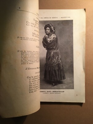 Carmen All'Arena Di Verona: Storia Locale E Libretto Illustrato (1914)