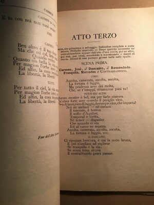 Carmen All'Arena Di Verona: Storia Locale E Libretto Illustrato (1914)