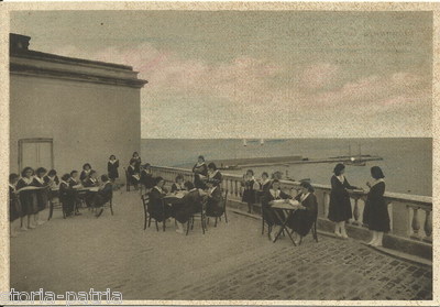 Molise, Termoli: Educandato Gesù E Maria, Terrazza Sul Mare, Animata Veduta Del Porto