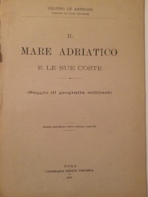 Marineria, Navigazione, Adriatico, Geografia Militare, De Ambrosis, Geologia, Puglia