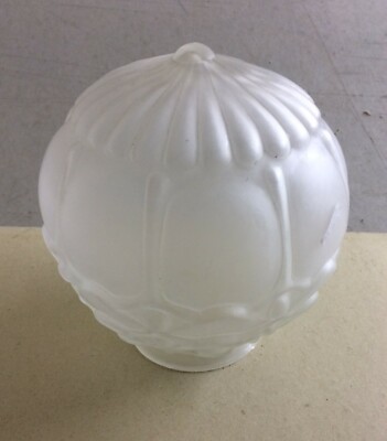 Vetro d'Epoca: Antica Coppa Per Lampade, Lampadari E Appliques