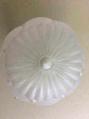Vetro d'Epoca: Antica Coppa Per Lampade, Lampadari E Appliques