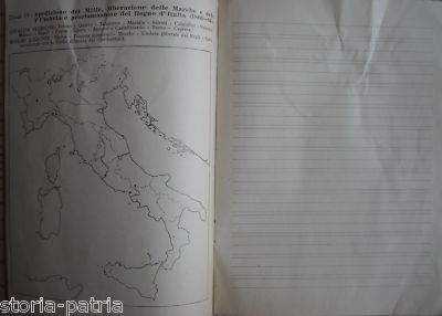 Risorgimento, Cartografia, Colonie: Eritrea E Libia. Quaderno Scolastico, 1934