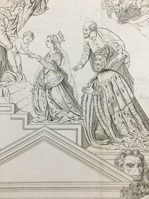 Lo Sposalizio Di Santa Caterina Con I Santi E Il Doge Francesco Donato (da Tintoretto)