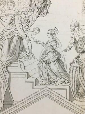 Lo Sposalizio Di Santa Caterina Con I Santi E Il Doge Francesco Donato (da Tintoretto)