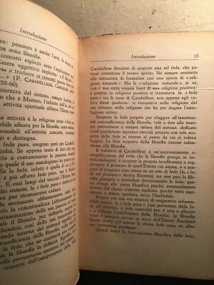 Puglia, Molfetta: Filosofia E Religione In Pantaleo Carabellese, 1951