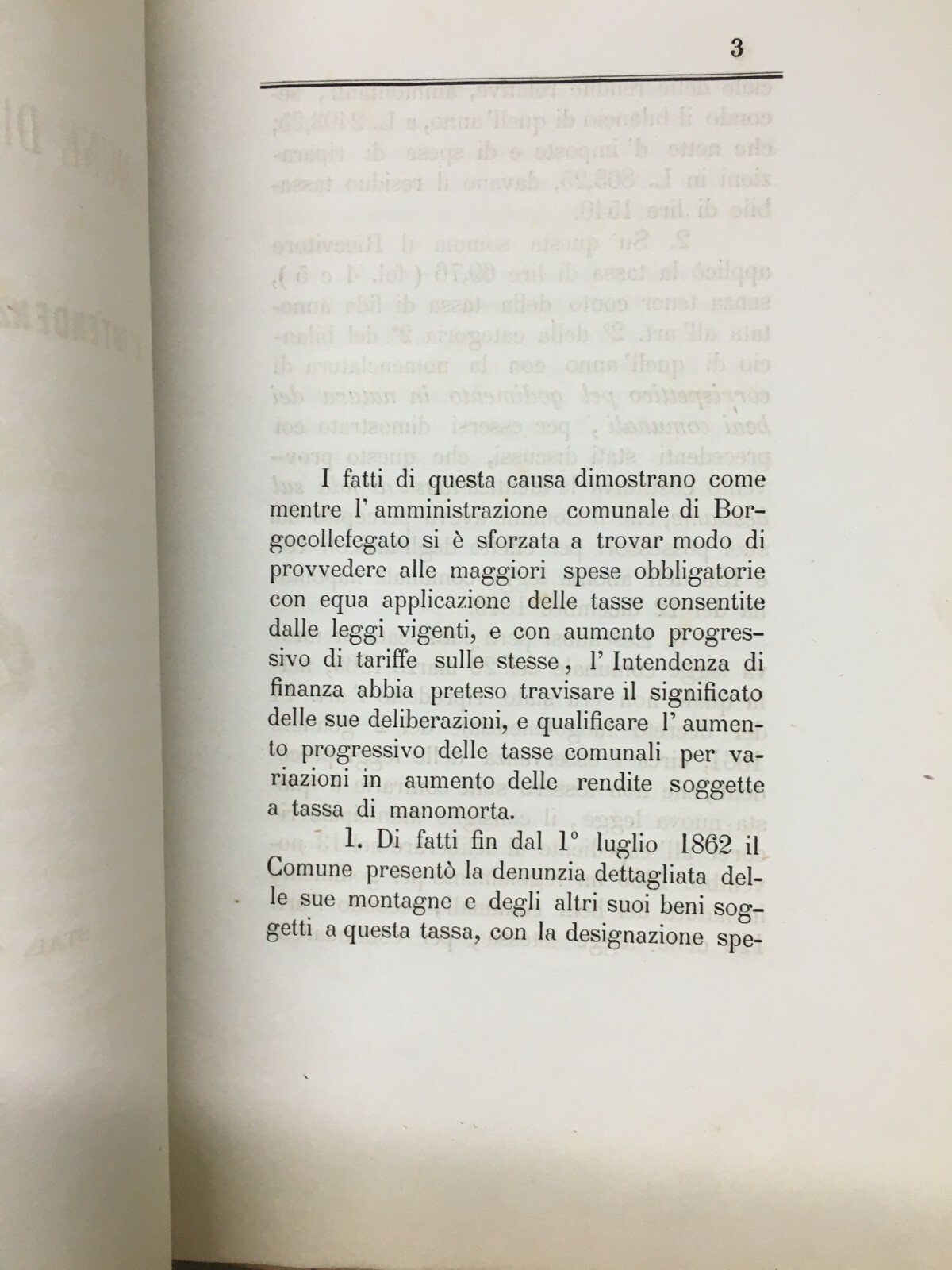 Memoria Giuridica 1886 Borgocollefegato L'Aquila Serafino Selli