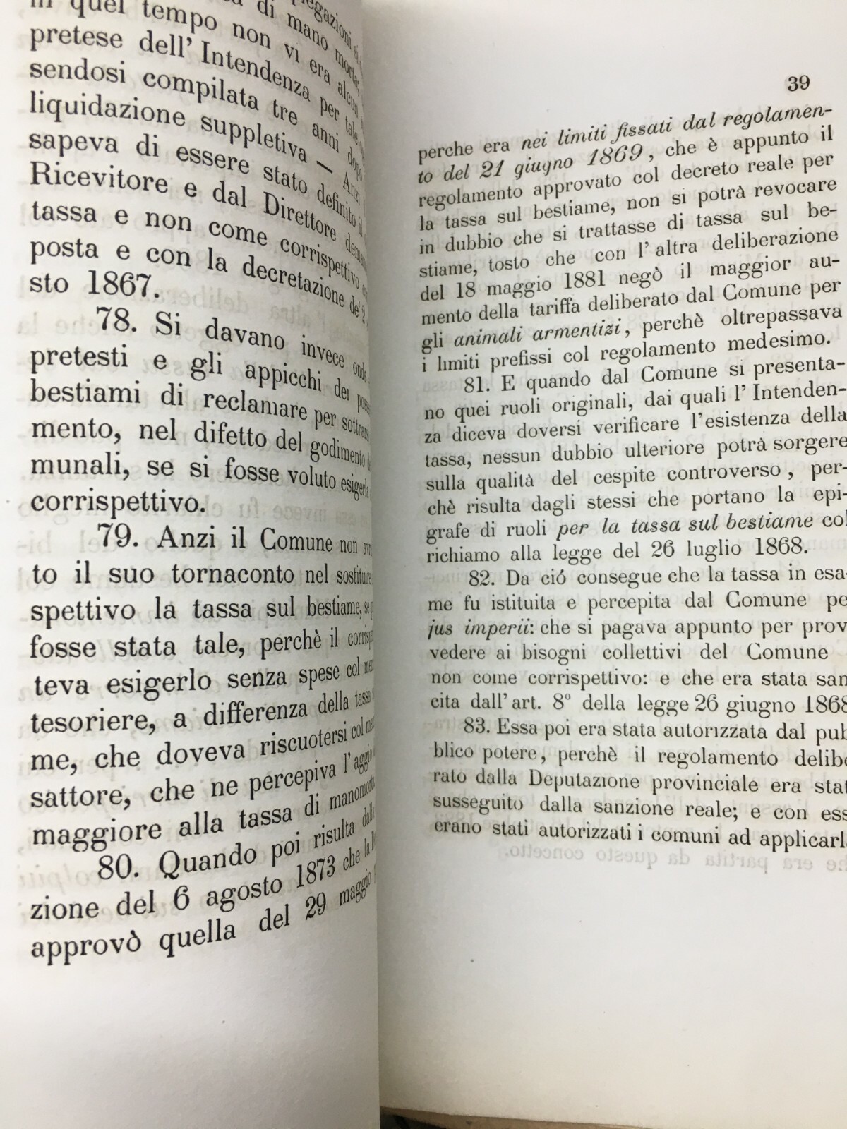 Memoria Giuridica 1886 Borgocollefegato L'Aquila Serafino Selli