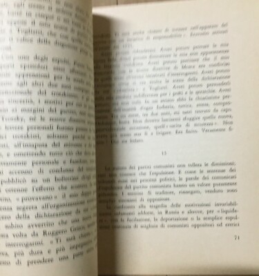 Ignazio Silone, Uscita Di Sicurezza   Roma, 1952