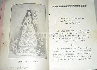 Abruzzo, Torino Di Sangro, Madonna Di Loreto: Antica Edizione Devozionale Con Foto