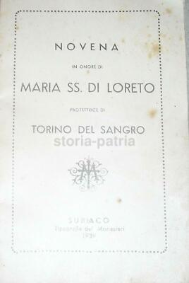 Abruzzo, Torino Di Sangro, Madonna Di Loreto: Antica Edizione Devozionale Con Foto