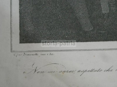 Militaria: Ettore Fieramosca, Antica Litografia Napoletana, Giuseppe Simonetti, Salimbeni, 1836