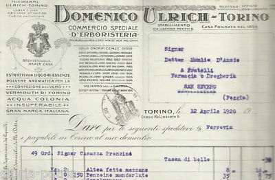 Erboristeria Farmaceutica Torino Ulrich: Liquori E Aromi