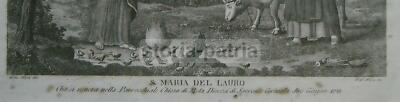 Campania, Sorrento, Antica Stampa Popolare Devozionale, S. Maria Del Lauro, Artista Aloja