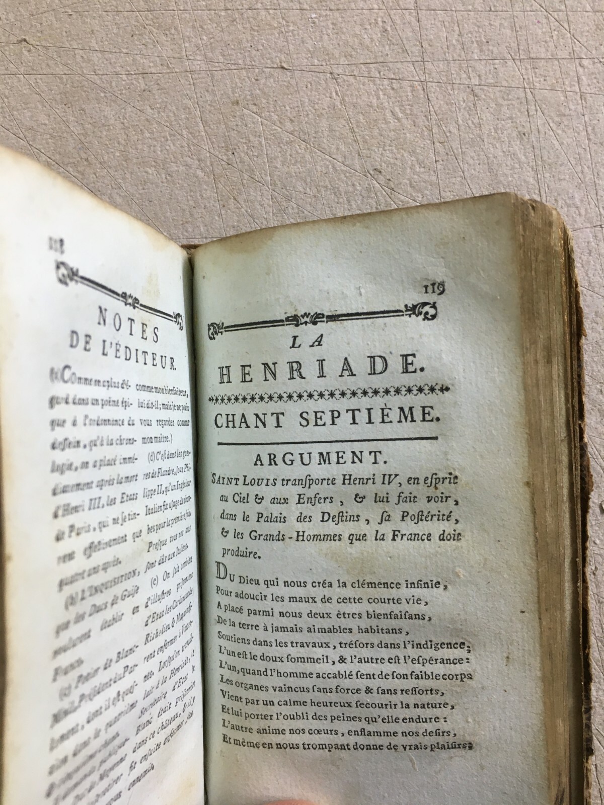 Voltaire, La Henriade, Enrico IV, Francia. Antica Edizione, Ginevra, 1779, Tascabile