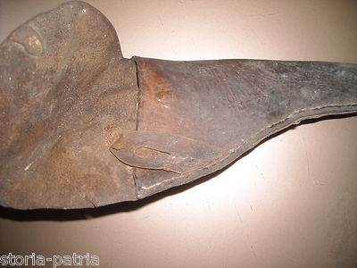 Antica Fondina Tipo Bodeo In Cuoio