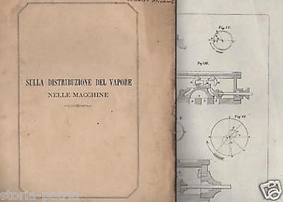 Ingegneria, Tecnica, Macchine A Vapore, Ingegnere Criscuolo, Napoli, Litografia De Masa, 1872