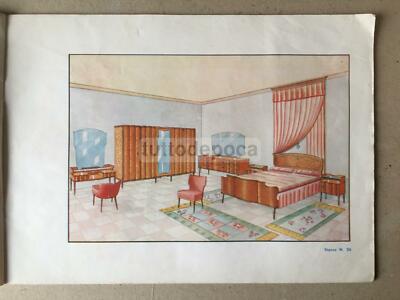 Modernariato Design Arredamenti Anni '50 Lissone, Catalogo Pubblicitario Carlo Ratti