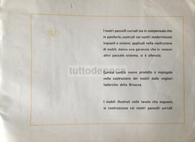 Modernariato Design Arredamenti Anni '50 Lissone, Catalogo Pubblicitario Carlo Ratti