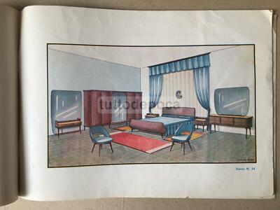 Modernariato Design Arredamenti Anni '50 Lissone, Catalogo Pubblicitario Carlo Ratti