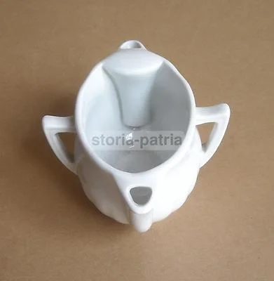 Decorative Ornament in White Porcelain, Pillivuyt Gravy Boat