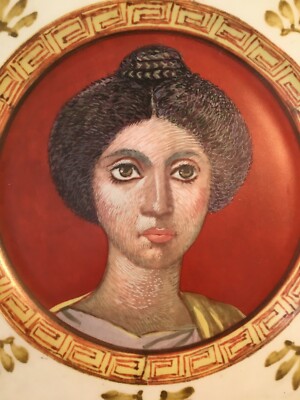 Cosmesi Per Capelli: Piatto Pubblicitario Wella   Bellami   Acconciatura Pompeiana