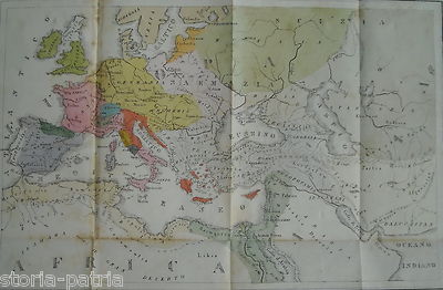 Cartografia Storica: Europa, Asia, Oriente, Sicilia, Sardegna, Corsica, Rinascimento