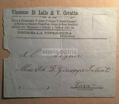 Molise, Campobasso, Petrella Tifernina. Pubblicità Ferramenta Di Lallo E Covatta