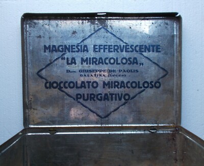 Scatola In Latta Magnesia La Miracolosa Del Dr. Giuseppe De Paolis