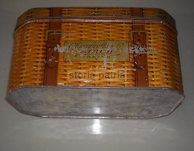 Torino   Sirca, Chiambretto & C.: Scatola Pubblicitaria Dolciaria In Latta Cromolitografata