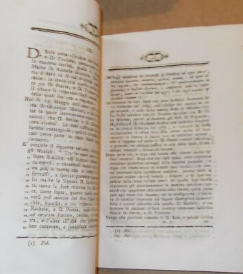 Puglia, Bari, Palo Del Colle: Allegazione Giuridica Per Controversia Ereditaria (1807)