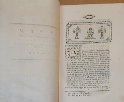 Puglia, Bari, Palo Del Colle: Allegazione Giuridica Per Controversia Ereditaria (1807)