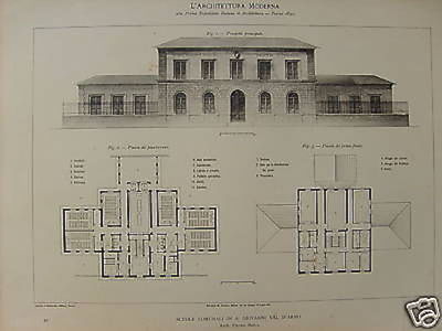 Architettura Toscana: S. Giovanni Valdarno, Pietro Berti, Scuole Comunali