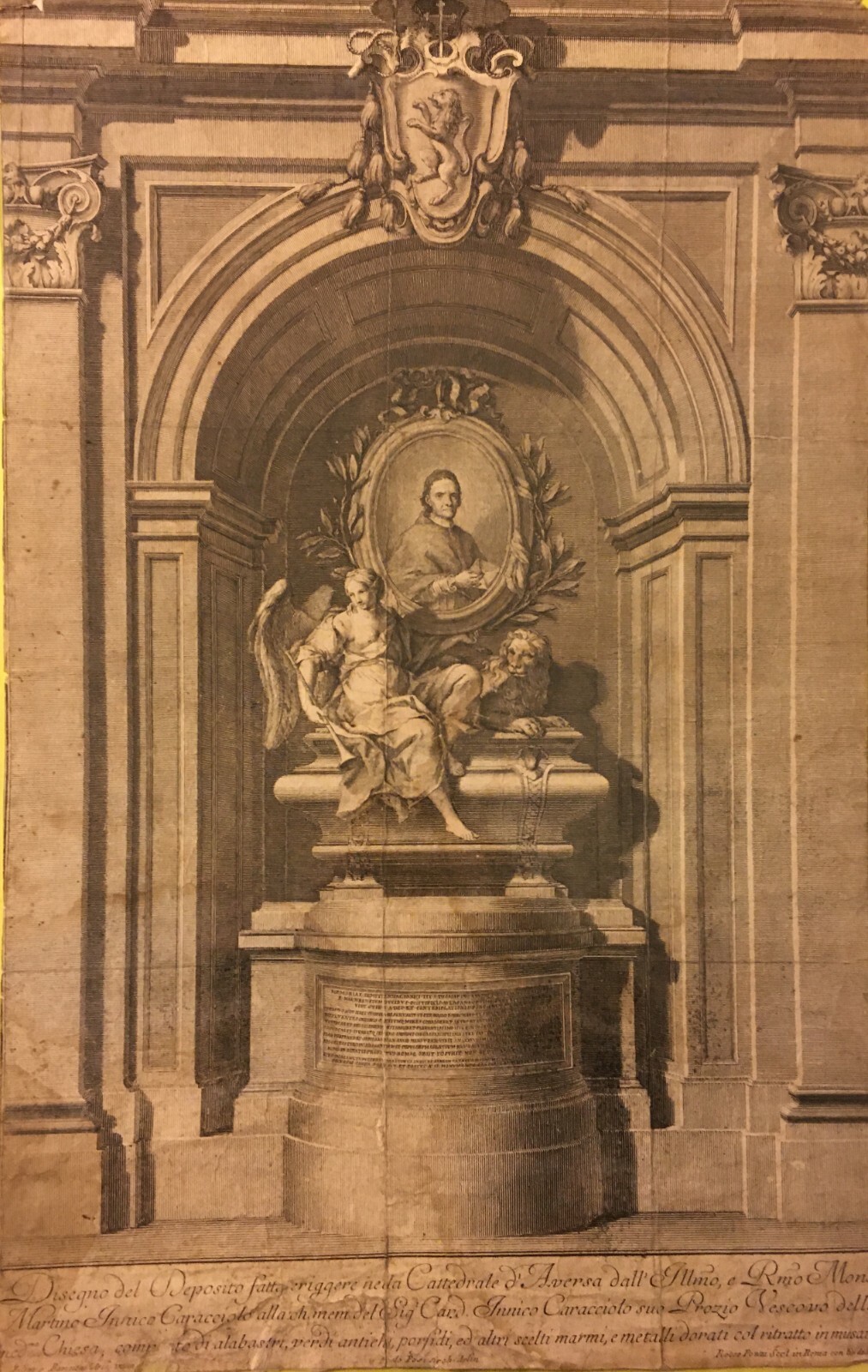 Arte Araldica: Innico Caracciolo, Aversa, Puglia. Monumento Barigioni, Posi, Pozzi