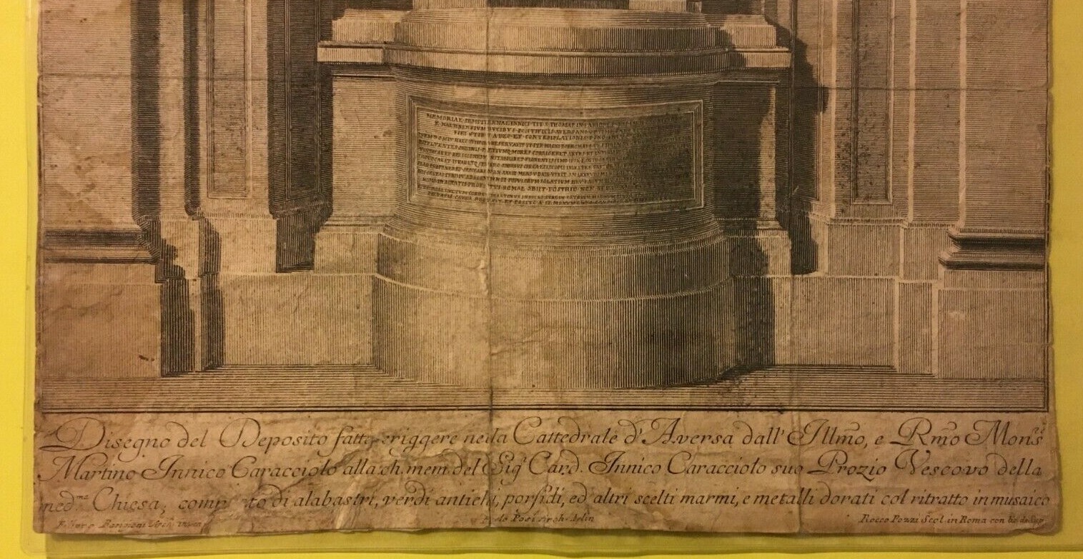 Arte Araldica: Innico Caracciolo, Aversa, Puglia. Monumento Barigioni, Posi, Pozzi