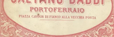 Tuscany, Livorno, Portoferraio, Confectionery, Daddi Biscuits, Rare Advertisement, Meucci