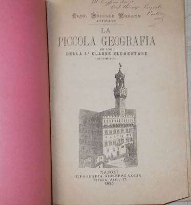Achille Monaco, La Piccola Geografia: Napoli, Geologia E Astronomia (1890)