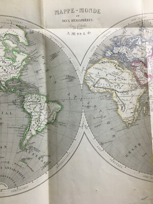 Antica Cartografia: Mappamondo, America, Asia, Oceania, Europa, Africa, Oceani, Laurens