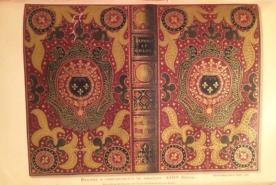 Legatura Settecentesca A Mosaico Con Simbologia Araldica. Cromolitografia
