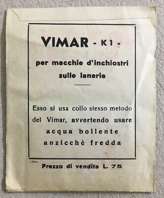 Tintoria, Tessuti E Cappelli: Smacchiatore A Secco Vimar Necetin Sandford, Berlino