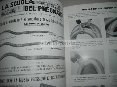 Gomme Pneumatici Michelin: Rara Rivista Pubblicitaria Con Vignette Artistiche, Milano E Svizzera