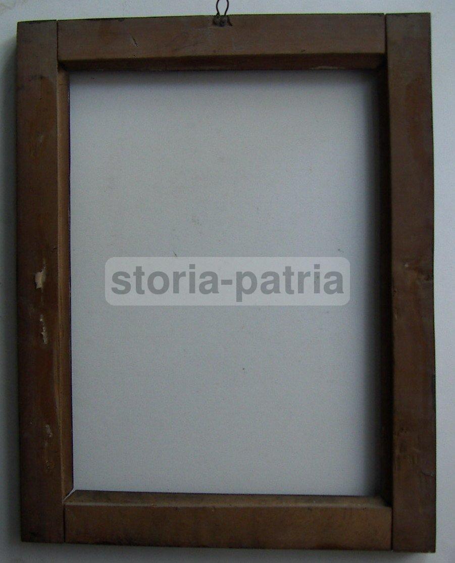 Antica Cornice In Legno Ebanizzato Per Opere d'Arte