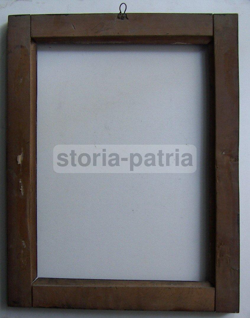 Antica Cornice In Legno Ebanizzato Per Opere d'Arte