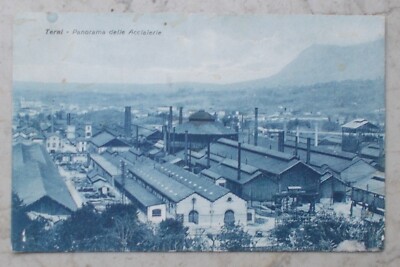 Siderurgia, Acciaio, Acciaierie Di Terni: Panoramica Veduta Del Grande Stabilimento
