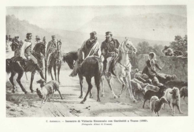 Incontro Di Vittorio Emanuele Con Garibaldi A Teano